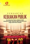 Pengantar Kebijakan Publik