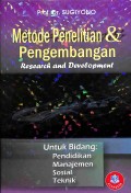 Metode Penelitian Dan Pengembangan (Research And Development)