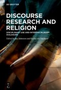 Discourse Research and Religion : Disciplinary Use and Interdisciplinary Dialogues (PDF bisa di download)
