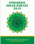 Ephemeris (ephemeris) Hisab Rukyat 2019
