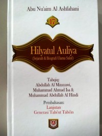 Hilyatul Auliya ( sejarah & biografi ulama salaf) Jilid 17