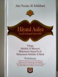 Hilyatul Auliya ( sejarah & biografi ulama salaf) Jil. 26