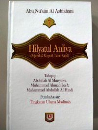 Hilyatul Auliya ( sejarah & biografi ulama salaf) Jilid 7