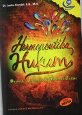 Hermeneutika Hukum: Sejarah-Filsafat & Metode Tafsir