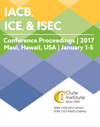 Prosiding: IACB, ICE, ISEC 2017 in Hawai