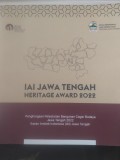 IAI Jawa Tengah Heritage Award 2022
