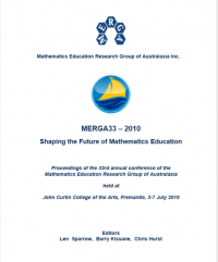 Prosiding-Math : Proceedings of the 33rd annual conference of the  Mathematics Education Research Group of Australasia