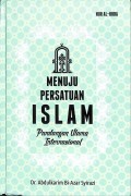Menuju Persatuan Islam : Pandangan Ulama Internasional