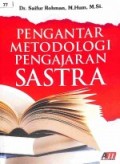 Pengantar metodologi pengajaran sastra