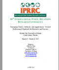 Prosiding: Emerging Theory, Methods, and Applications: Toward Professional Standards for Research and Practice