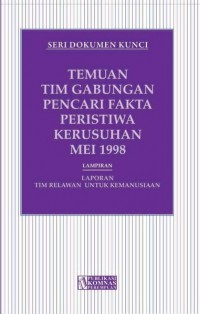 Temuan tim gabungan pencari fakta peristiwa kerusuhan mei 1998