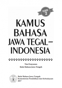 Kamus Bahasa Jawa - Tegal