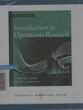 Introduction To Operations Research 9Ed
