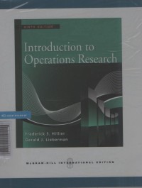 Introduction To Operations Research 9Ed