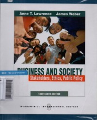 Business & Society 13Ed:  Stakeholders, Ethics, Public Policy