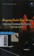 manajemen sumber daya manusia etika dan standar profesional sektor publik
