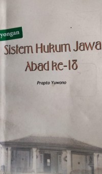 Sistem hukum Jawa Abad ke-18