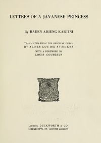 Letter of Javaness Princess