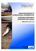 Prosiding-Eng : Paper Proceeding of International Conference on Language Literature and Linguistics