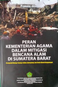 Peran kementerian agama dalam mitigasi bencana alam di Sumatera Barat