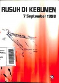 Rusuh di Kebumen 7 September 1998 (Pojok Penginyongan)