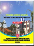 Prosiding: SEMINAR NASIONAL PENTINGNYA 1000 HARI PERTAMA MASA KEHIDUPAN